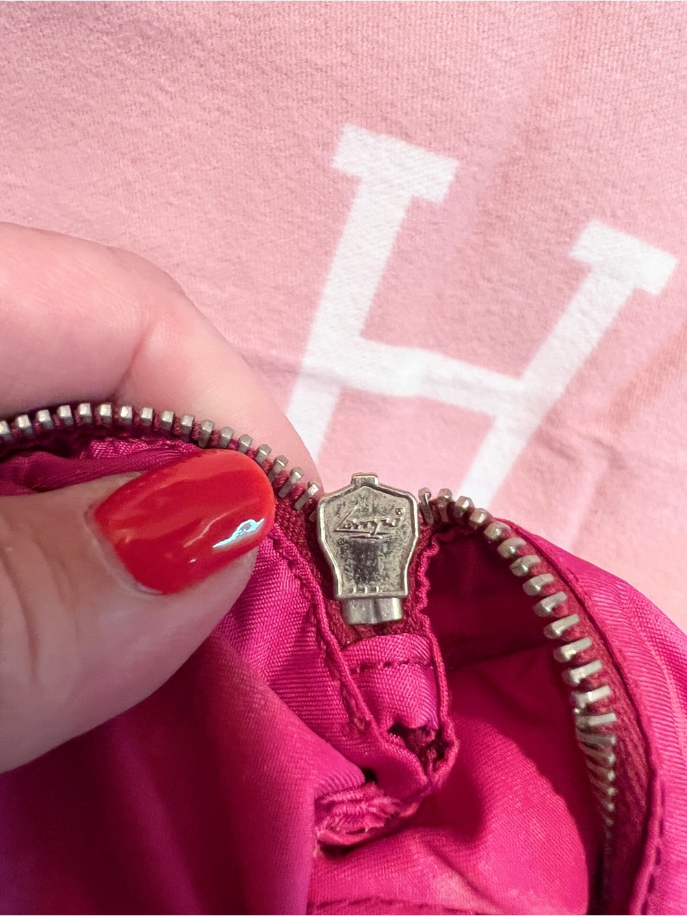 PRADA⭐️Authentic! Hot Pink Nylon Crossbody or shoulder Bag! - Picture 10 of 13